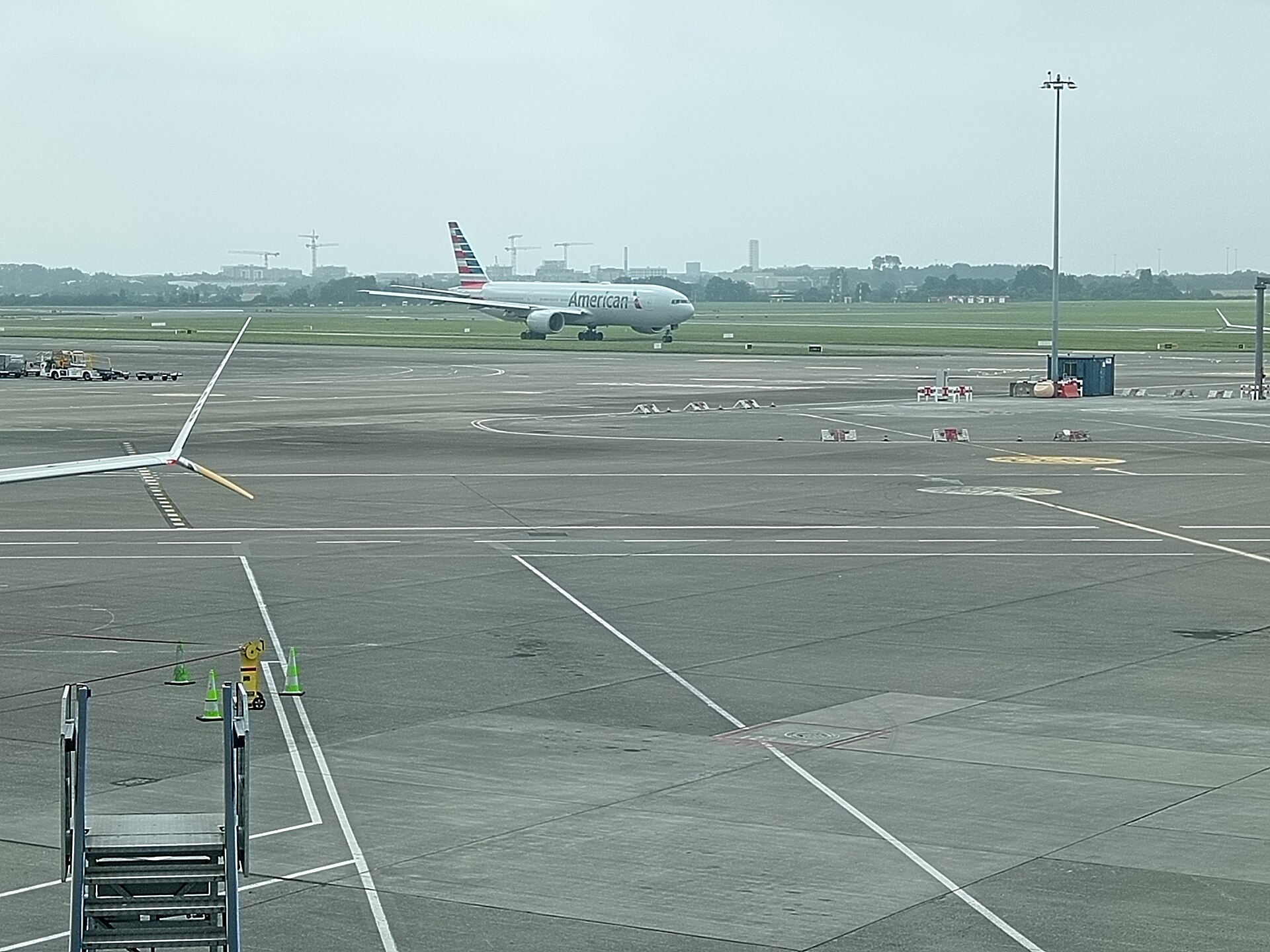 American Airlines aircraft at Dublin Airport